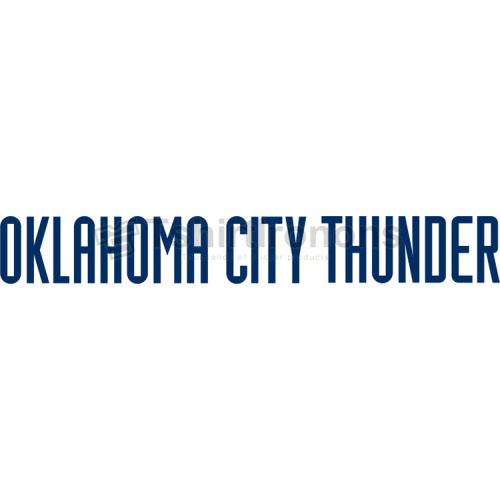 Oklahoma City Thunder T-shirts Iron On Transfers N1128